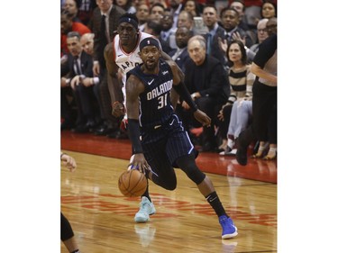 Orlando Magic Terrence Ross SG (31) drives the lane during the first quarter in Toronto, Ont. on Saturday April 13, 2019. Jack Boland/Toronto Sun/Postmedia Network