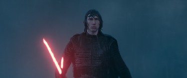 Adam Driver is Kylo Ren in STAR WARS:  THE RISE OF SKYWALKER