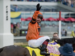 Jockey Justin Stein is returning to Woodbine Racetrack after retiring in 2016 to raise goats. (The Canadian Press)
