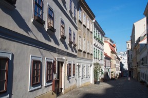 Backstreet Vienna. The Seventh District’s once-bohemian Spittalberggasse is now among the city’s most desirable neighbourhoods. (Peter Neville-Hadley/Horizon Writers’ Group)