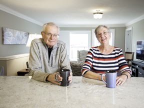 Bruce and Jan Mochrie moved into The Village at St. Elizabeth Mills in Hamilton in 2017.