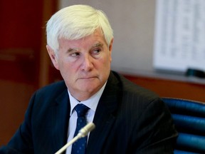 Kevin Marshman attends a Toronto Community Housing board meeting April 24, 2017.