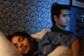 Kumail Nanjiani, right, plays stand-up comedian Samir Wassan in an episode called “The Comedian.” Robert Falconer, CBS