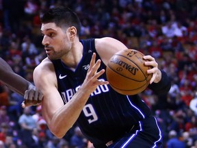 Nikola Vucevic of the Orlando Magic. (VAUGHN RIDLEY/Getty Images)