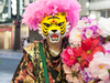 Tokyo’s Shinjuku Tiger man has worn the mask for more than four decades. He feels like a tiger. INSTAGRAM