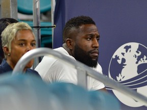 TFC's Jozy Altidore, seen here watching Sloane Stephens play a match, got engaged to the tennis star this week. (AP PHOTO)