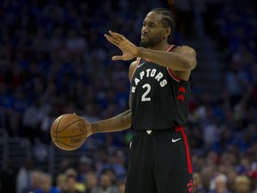 Raptors' Kawhi Leonard has been outstanding so far in the playoffs. (GETTY IMAGES)
