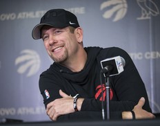 Raptors head coach Nick Nurse has used many different lineup and rotations this season. Craig Robertson/Toronto Sun