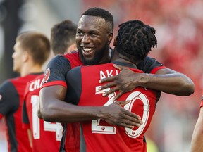 Toronto FC's Jozy Altidore is a big fan of the Raptors. (THE CANADIAN PRESS)