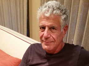 Anthony Bourdain during an interview in N.Y.C. a few months before his death. (Rita DeMontis)