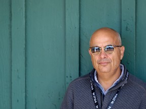 War of Will trainer Mark Casse looks on from the barn area prior to the upcoming Preakness Stakes at Pimlico Race Course on May 15, 2019 in Baltimore, Maryland. (GETTY IMAGES)