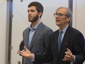 Anthony Comello, 24, appears in court with his attorney Robert Gottlieb, right, in Staten Island, NY., on Wednesday, April 24, 2019.