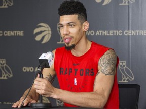 Raptors’ Danny Green said he learned quite a bit from the likes of Tim Duncan and Manu Ginobli during his time in San Antonio.  
(Ernest Doroszuk/Toronto Sun)