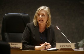 Ottawa Councillor Diane Deans before the Ottawa Police Services Board meeting on Monday, Dec 17, 2018. (Tony Caldwell photo)