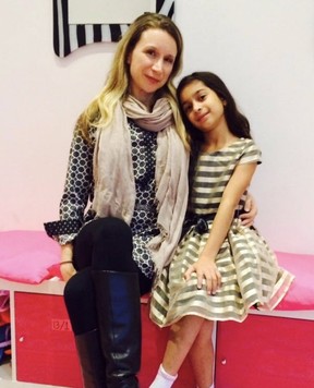 Dr. Elana Fric with her daughter Faiza, now 10. (supplied photo)