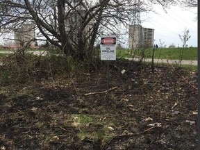 The remnants of a fire in the Jane St.-Finch Ave. area. (Joe Warmington, Toronto Sun)