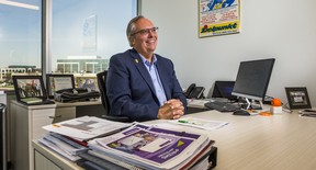 Chris Hatch, CEO of Food Banks Canada at his office in Mississauga, Ont. on Monday May 6, 2019.