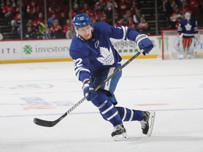 Nikita Zaitsev and his $4.5 million per year contract could be headed to another team, possibly Ottawa.  (Bruce Bennett/Getty Images)