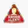 An icon for an Amber Alert warning message. 
