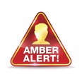 An icon for an Amber Alert warning message.