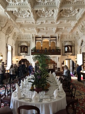 The heavily ornamented Durbar Room at Osborne House was used as a banqueting hall. It was built to acknowledge Queen Victoria’s role as Empress of India. (Robin Robinson)