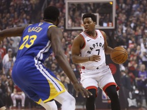 The Raptors’ Kyle Lowry has been rock-solid in the playoffs, doing a bit of everything when needed. (Jack Boland/Toronto Sun)