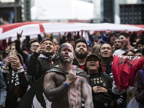 Fans watching the game from Jurassic Park are plenty loud, it’s the fans inside Scotiabank Arena that need to get more into the game.  The Canadian Press