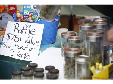 The Global Marijuana March Toronto took place at the top of Queens Park Circle  - with pop-up vendors and cannabis users - before heading north to Bloor St.W. with about 500 participants   on Saturday May 4, 2019. Jack Boland/Toronto Sun/Postmedia Network