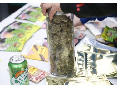 The Global Marijuana March Toronto took place at the top of Queens Park Circle  - with pop-up vendors and cannabis users - before heading north to Bloor St.W. with about 500 participants   on Saturday May 4, 2019. Jack Boland/Toronto Sun/Postmedia Network
