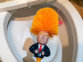 The Chinese appear to believe diplomacy is in the toilet. Just ask the Donald Trump toilet brush.