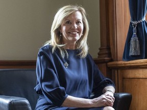 Health Minister Christine Elliott at the Ontario legislature in Toronto on Thursday, May 23, 2019. THE CANADIAN PRESS/Chris Young
