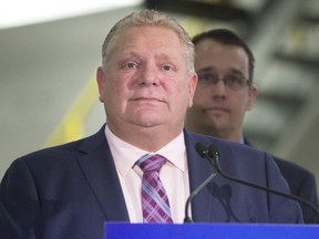 Ontario Premier Doug Ford in Toronto on Wednesday, April, 10, 2019. THE CANADIAN PRESS/Chris Young
