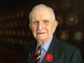Charles Scot-Brown, 96, a veteran of D-Day, is seen here on Monday, May 27, 2019. (Joe Warmington/Toronto Sun/Postmedia Network)