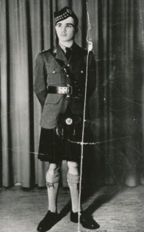 Charles Scot-Brown, now 96, was a 21-year-old officer in the 48th Highlanders who was on loan to the British army when he landed on Sword Beach in Normandy on June 6th, 1944. (supplied photo)