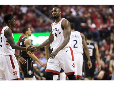 Game 6 first half action between the Toronto Raptors and Milwaukee Bucks,  in Toronto, Ont. on Sunday May 26, 2019. Stan Behal/Toronto Sun/Postmedia Network