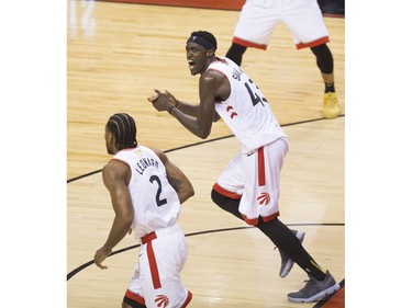 The last seconds of action as  the Toronto Raptors beat the Golden State Warriors in Game 1 of the NBA Finals in Toronto. on Friday May 31, 2019. Stan Behal/Toronto Sun/Postmedia Network