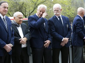 Hockey celebrities and Maple Leafs hockey legends attend the  funeral for Toronto Maple Leafs and Red Wing hockey great Red Kelly on May 10, 2019 at Holy Rosary Church in Toronto. (Stan Behal/Toronto Sun/Postmedia Network)