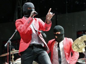 Twenty One Pilots perform at the Sonic Boom Festival at Borden Park in Edmonton on September 3, 2016.  (Larry Wong/Postmedia)