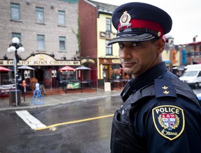 In this 2011 file photo, Uday Singh Jaswal, then an inspector with the Ottawa Police Service, is seen in the Byward market. (Errol McGihon/The Ottawa Sun)