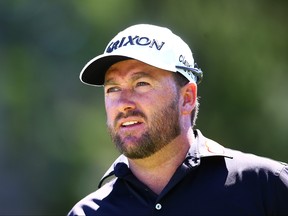 Graeme McDowell of Northern Ireland looks on from the fifth hole during the second round of the RBC Canadian Open at Hamilton Golf and Country Club on June 07, 2019 in Hamilton, Canada.