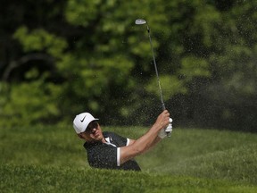Brooks Koepka of the United States plays a shot on the fourth hole during the second round of the RBC Canadian Open at Hamilton Golf and Country Club on June 07, 2019 in Hamilton, Canada.