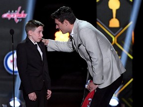 “I have two things for you,” Price told Anderson Whitehead at the NHL Awards. “One is this jersey, and the second is a question: Do you want to go to the All-Star Game next year?”