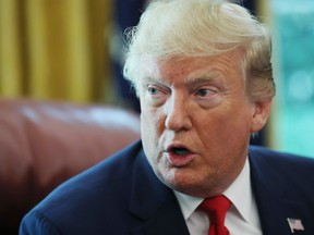 U.S. President Donald Trump speaks after signing an executive order imposing new sanctions on Iran in the Oval Office at the White House on June 24, 2019 in Washington, D.C. (Mark Wilson/Getty Images)