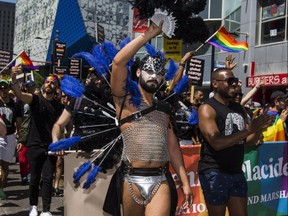 Participants are pictured in Toronto's Pride parade on June 23, 2019. (Ernest Doroszuk, Toronto Sun)