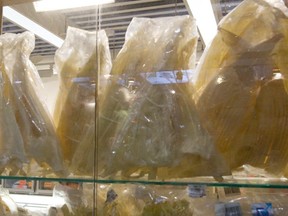 This Toronto Sun file photo, which was taken in June, 2011, shows a shark fins for sale in a store at the Pacific Mall on Steeles Ave. in Markam.