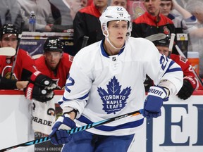 Leafs defenceman Nikita Zaitsev asked for a trade earlier this year. (GETTY IMAGES)