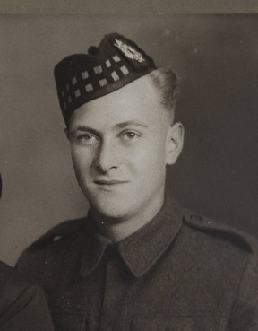 Veteran Allan Bacon, now 99, is seen here during the Second World War. (supplied photo)