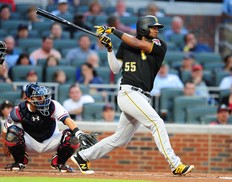 Josh Bell was a monster in May, batting .390 with a dozen homers. (Scott Cunningham/Getty Images)