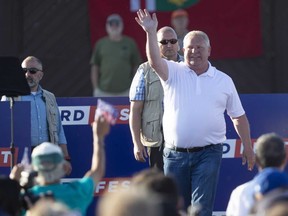 Ontario Premier Doug Ford was well received during his family's annual Ford Fest at Markham Fairgrounds on Saturday, June 22, 2019. (The Canadian Press/Chris Young)