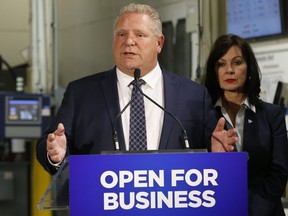 Ontario Premier Doug Ford on Thursday February 14, 2019.
